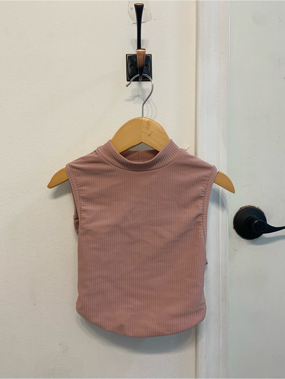 Five Dancewear Sleeveless Ribbed Mock Neck Acro Top